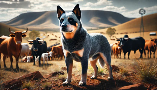 the Blue Heeler dog