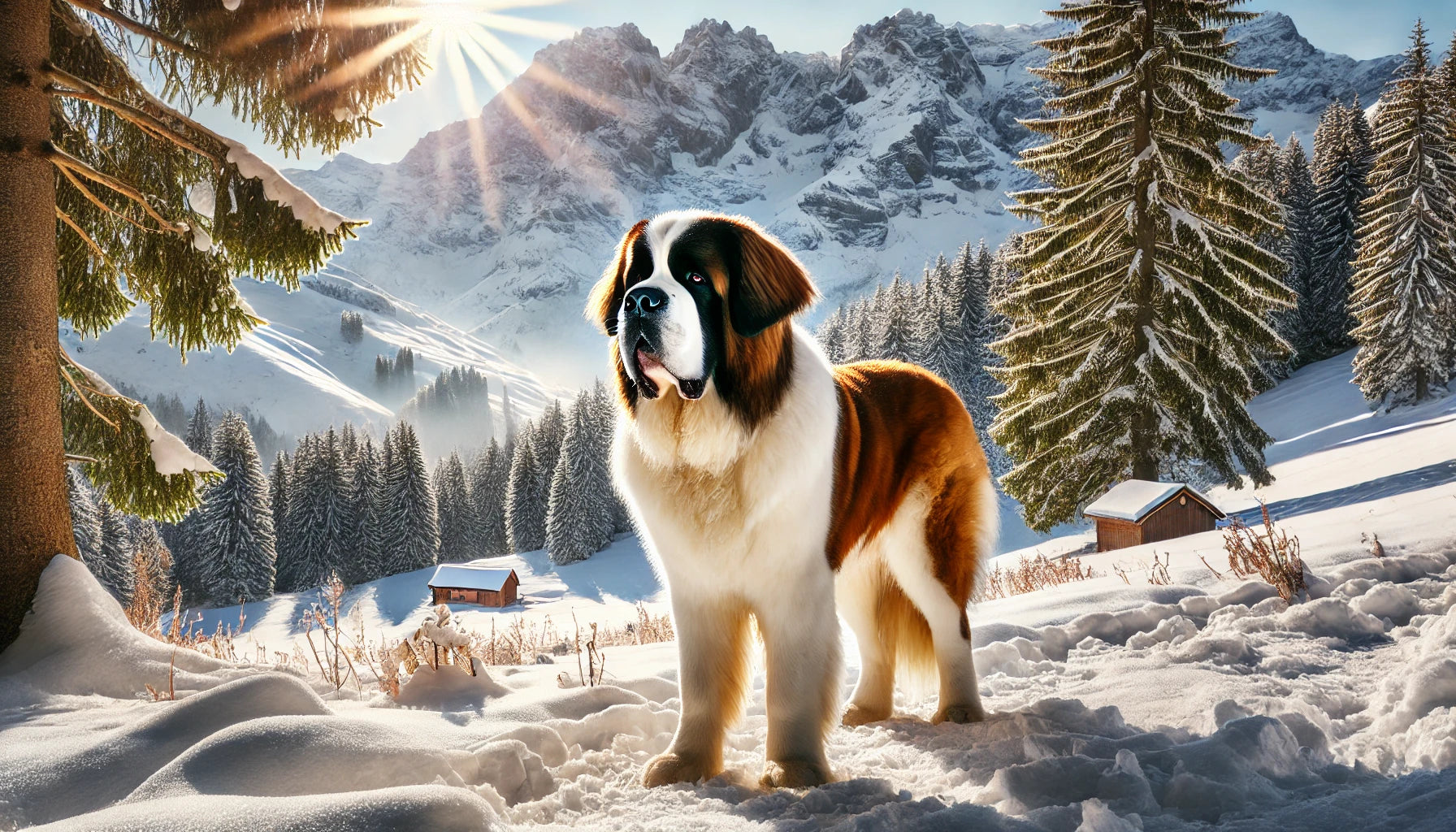 the Saint Bernard dog